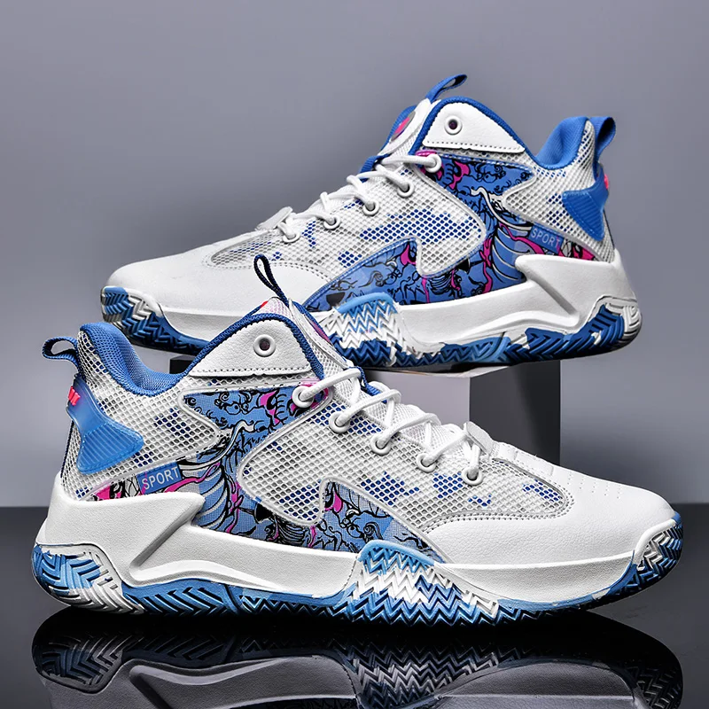 Basketball Shoes Unisex Couple Basketball Sports Shoes Breathable High Quality Sneakers basket homme
Basketball Shoes Unisex Couple Basketball Sports Shoes Breathable High Quality Sneakers basket homme