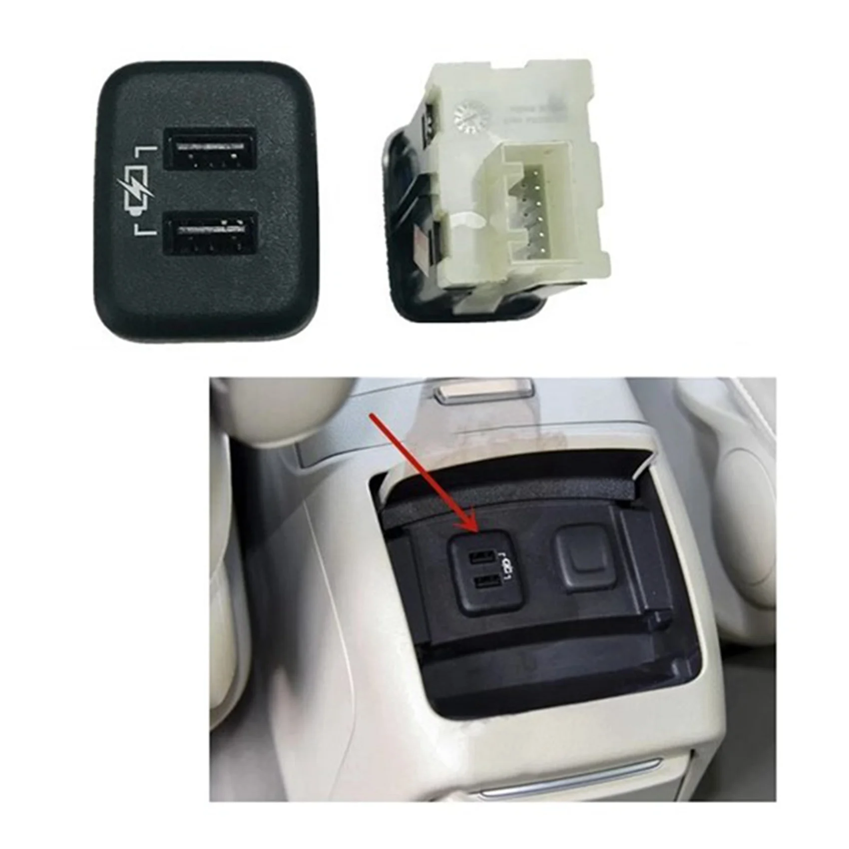 Car Center Console Aux/USB Port Connector Adaptor 13598459 for GM Regal Enclave Acadia XT5 Traverse Malibu Bolt Cruze
Car Center Console Aux/USB Port Connector Adaptor 13598459 for GM Regal Enclave Acadia XT5 Traverse Malibu Bolt Cruze