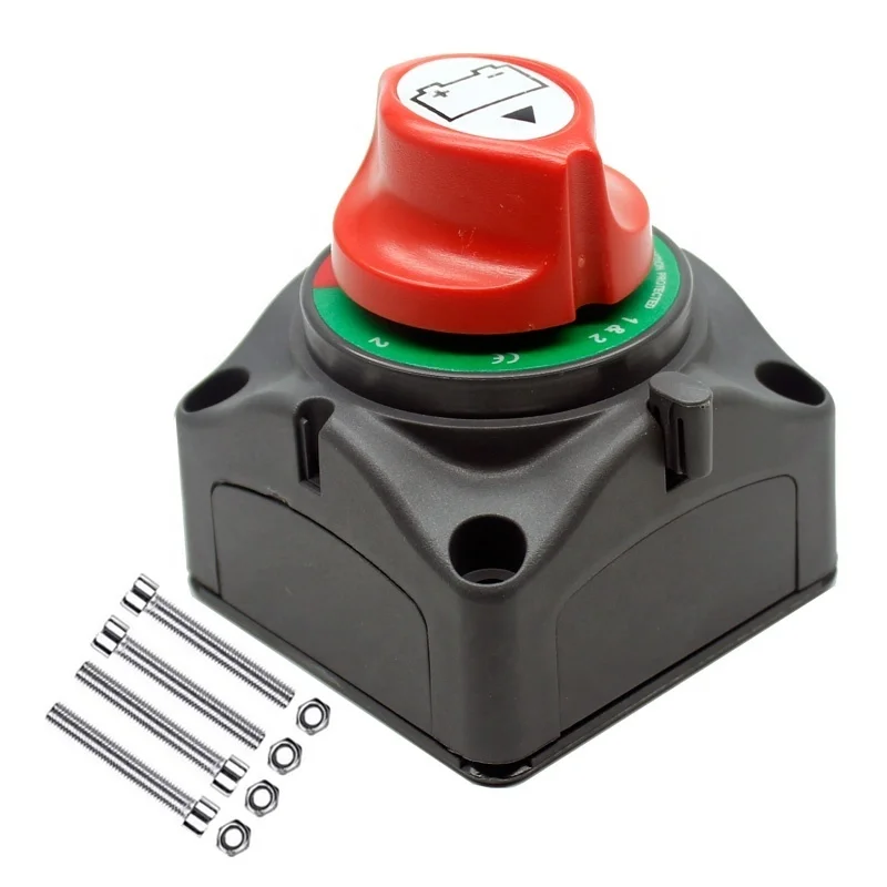 DC 12V-60V 200A Battery Selector Switch Auto Battery Disconnect Switch Master Off Switch Power On Off for Car Boat
DC 12V-60V 200A Battery Selector Switch Auto Battery Disconnect Switch Master Off Switch Power On Off for Car Boat