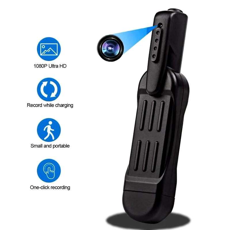 Full HD 1080P T189 Mini Camera Wearable Body Pen Cam Digital Small Sport DV Micro Camcorder Video Recorder Support Hidden Card
Full HD 1080P T189 Mini Camera Wearable Body Pen Cam Digital Small Sport DV Micro Camcorder Video Recorder Support Hidden Card