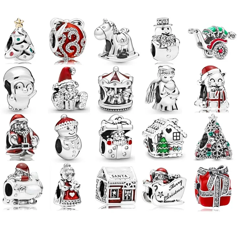 925 Sterling Silver Charm Angel Wings Santa In A Giftbox Grotto Christmas Tree Unicorn Beads Fit Pandora Bracelet DIY Jewelry
925 Sterling Silver Charm Angel Wings Santa In A Giftbox Grotto Christmas Tree Unicorn Beads Fit Pandora Bracelet DIY Jewelry