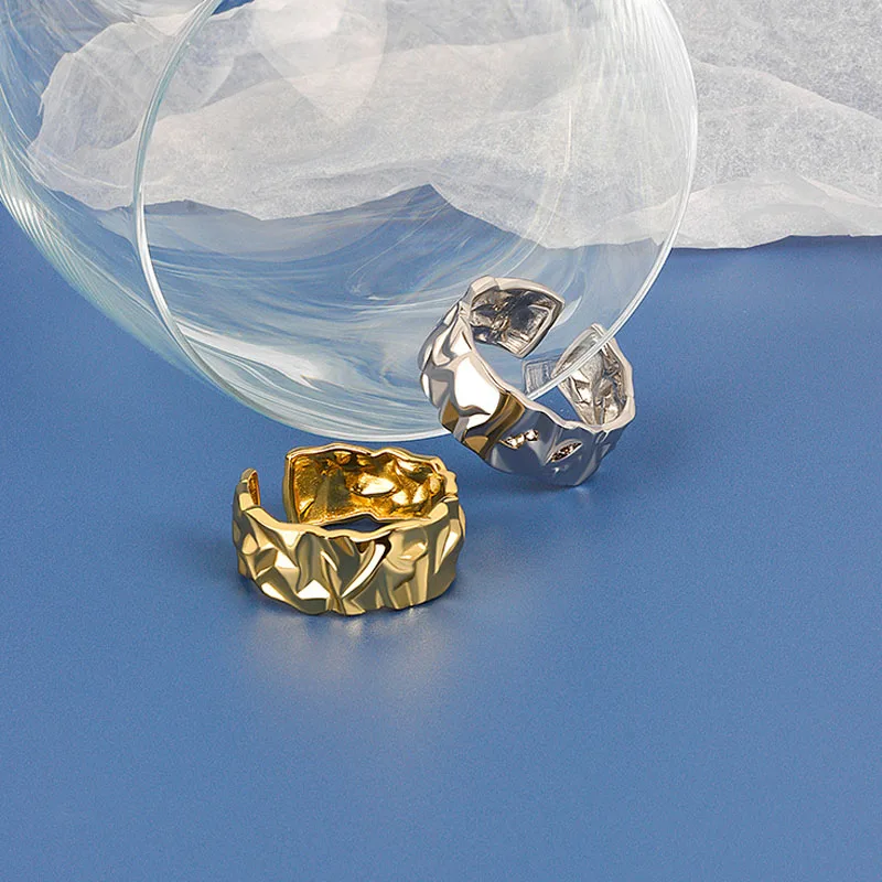 Irregular Gold Siver Color Women Rings Silver Color 2023 Trend Ring Handmade Jewelry for Women Size Adjustable
Irregular Gold Siver Color Women Rings Silver Color 2023 Trend Ring Handmade Jewelry for Women Size Adjustable