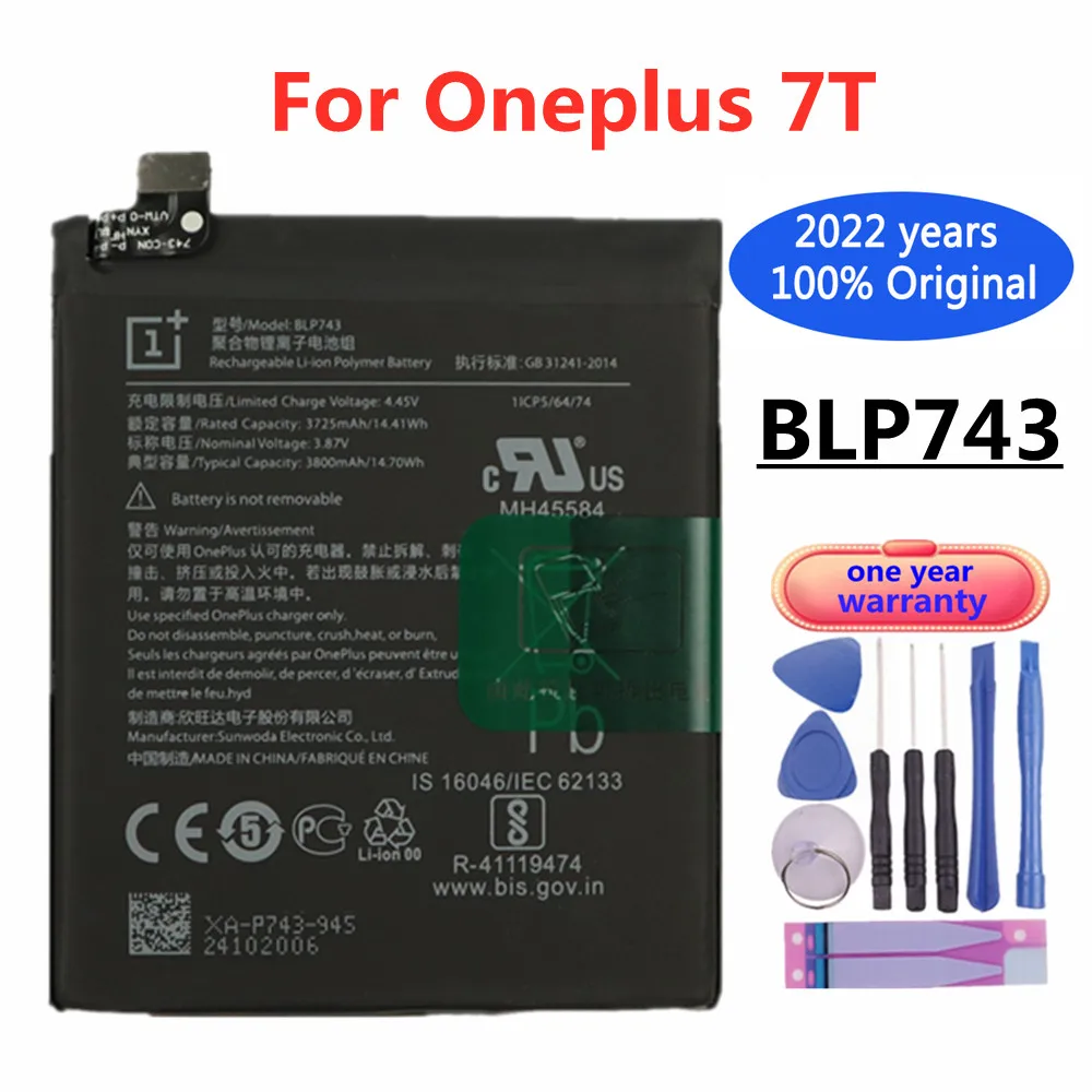 100% Новый оригинальный запасной аккумулятор для Oneplus 7T BLP743 3800 мАч Оригинальные аккумуляторы для телефона
100% Новый оригинальный запасной аккумулятор для Oneplus 7T BLP743 3800 мАч Оригинальные аккумуляторы для телефона
