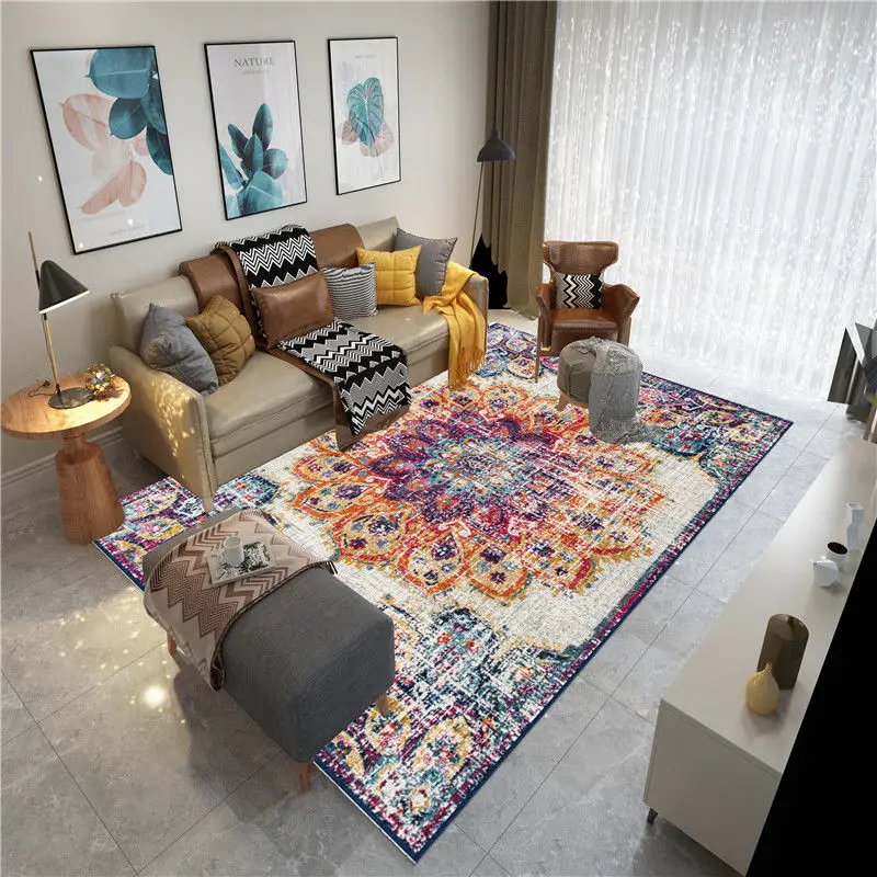 American Retro Style Living Room Decoration Carpet High Quality Rugs for Bedroom Non-slip Porch Floor Mat Studio Lounge Rug
American Retro Style Living Room Decoration Carpet High Quality Rugs for Bedroom Non-slip Porch Floor Mat Studio Lounge Rug
