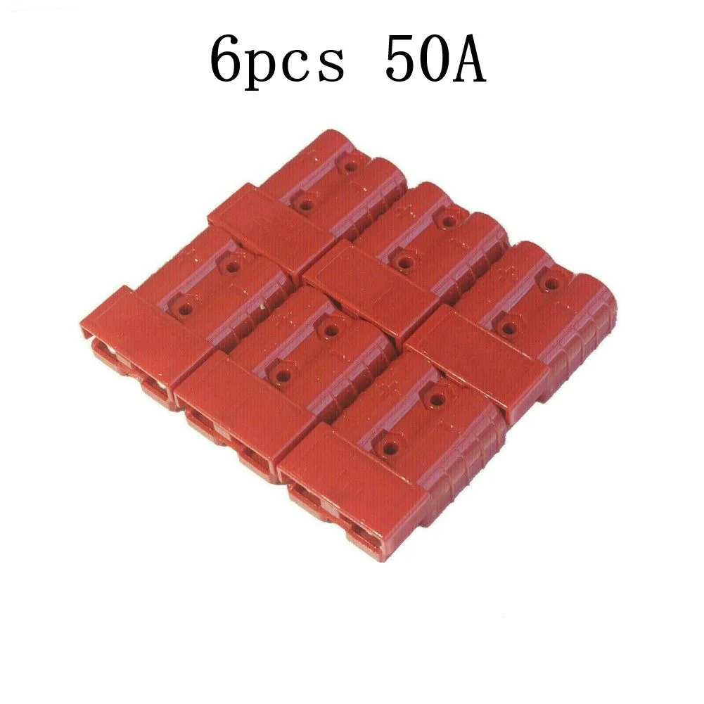 6Pcs 600V Plugs Terminal Connectors For Anderson Style Plug DC Power 50AMP Solar Panels Caravan Refrigerators 6AWG Power Tool
6Pcs 600V Plugs Terminal Connectors For Anderson Style Plug DC Power 50AMP Solar Panels Caravan Refrigerators 6AWG Power Tool
