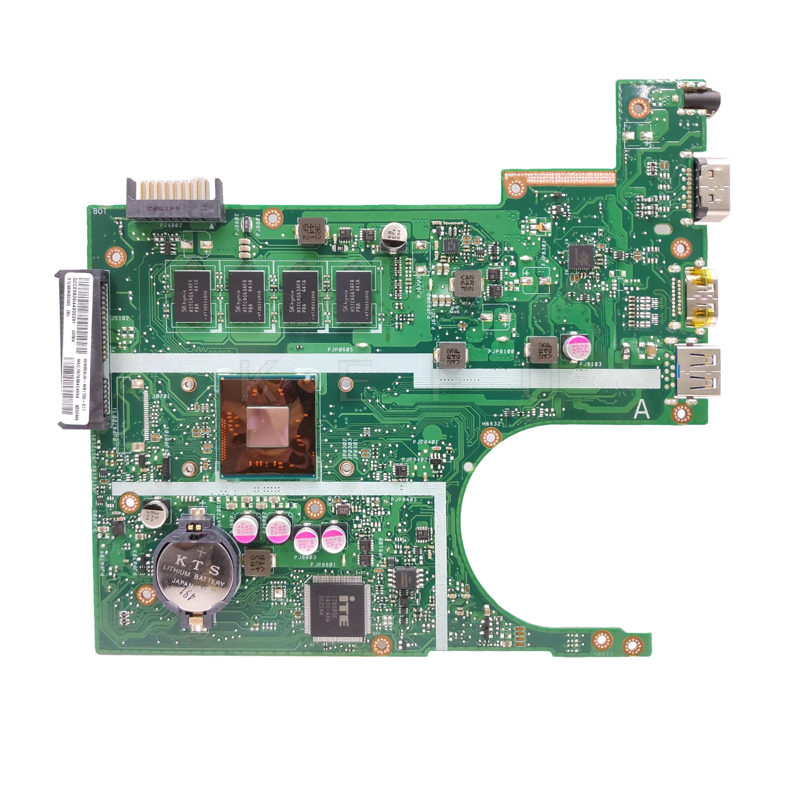 Материнская плата Dinzi для ноутбука Процессор: N2815/N2930/N2830 4GB-RAM ASUS X200MA X200M