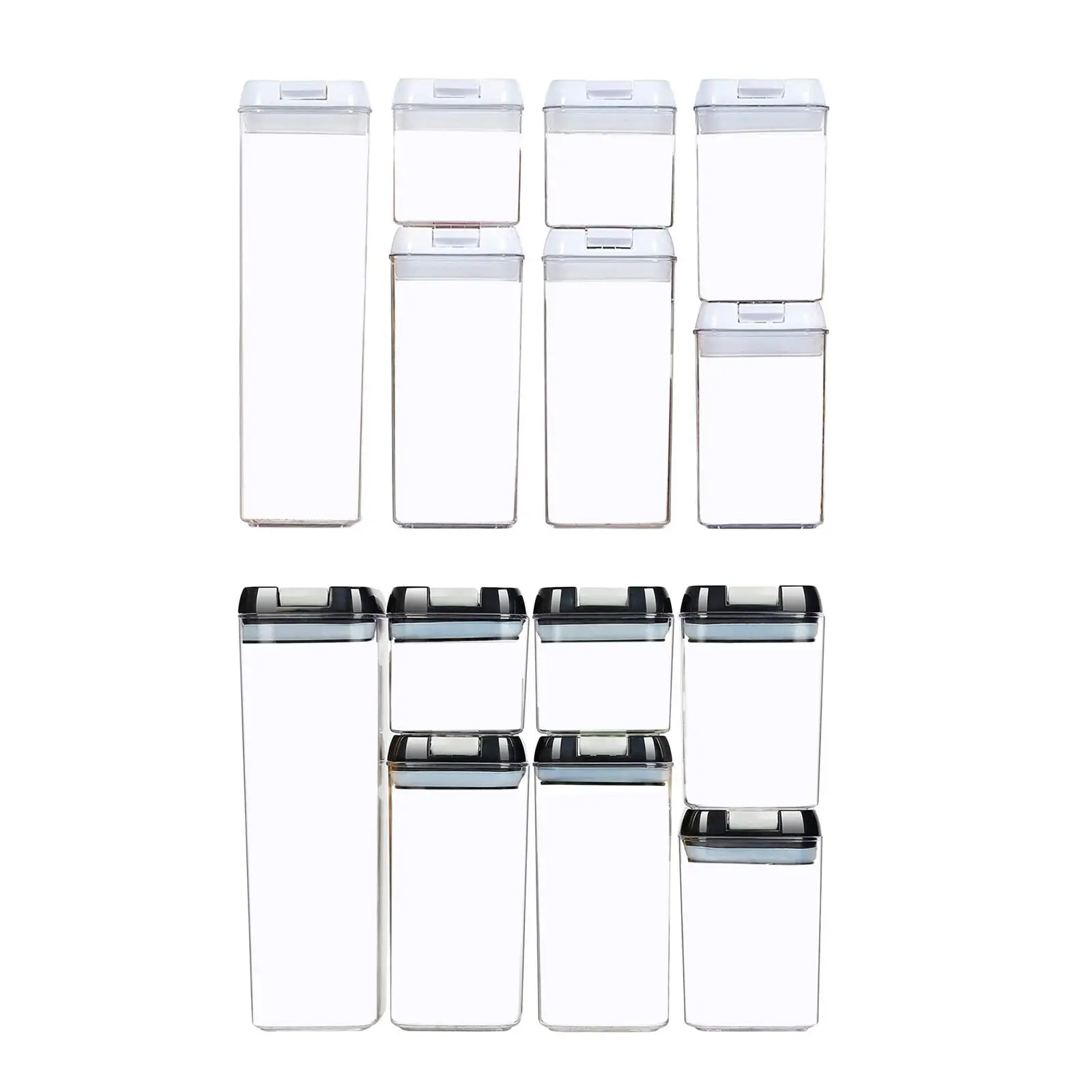 7Pcs Airtight Food Storage Set Grains Sealed Can Preservation Clear Sealed Tank for Flour Baking Supplies Cereal Canister Pasta
7Pcs Airtight Food Storage Set Grains Sealed Can Preservation Clear Sealed Tank for Flour Baking Supplies Cereal Canister Pasta