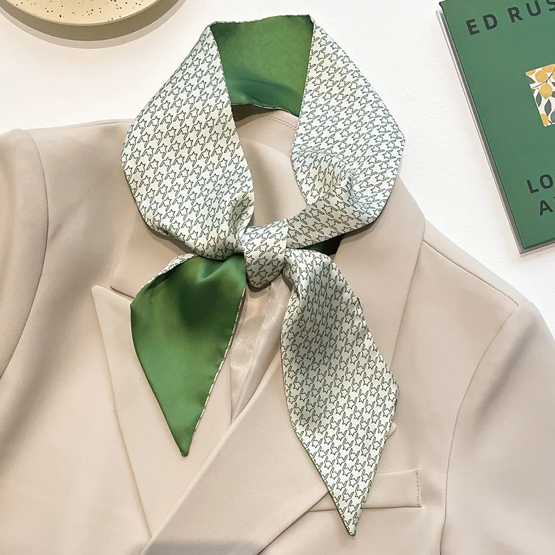 2022 Summer Floral Printed Silk Scarf Chiffon Thin Neck Scarves Head Scarf Headband Geometry Houndstooth Handle Bag Hair Ribbons
2022 Summer Floral Printed Silk Scarf Chiffon Thin Neck Scarves Head Scarf Headband Geometry Houndstooth Handle Bag Hair Ribbons