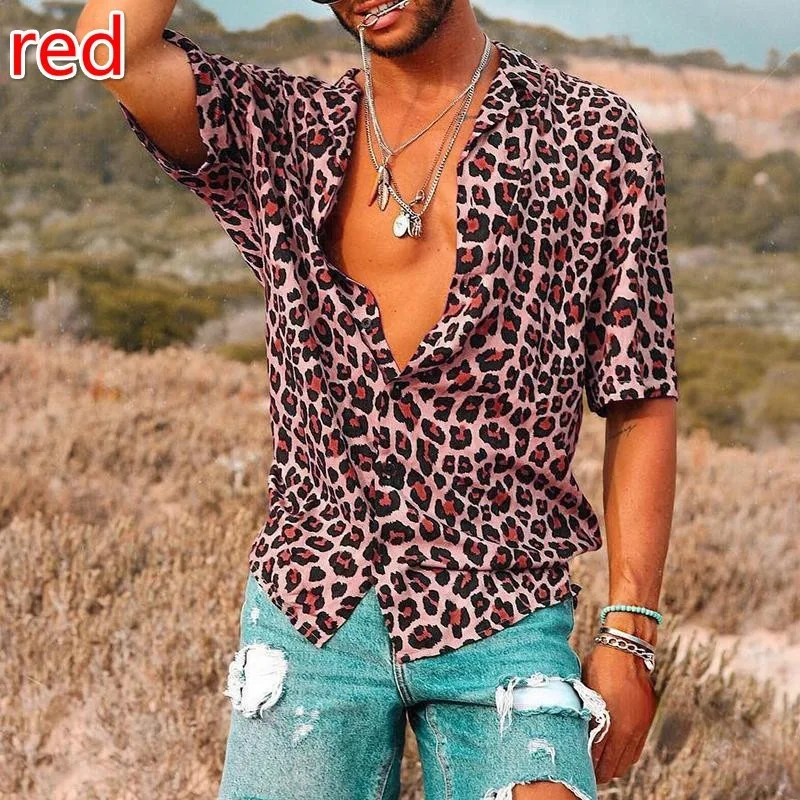 Light Luxury Men's Shirts Trendy Single Breasted Shirts Casual Leopard Print Long Sleeved Tops Men's Clothing Party Car
Light Luxury Men's Shirts Trendy Single Breasted Shirts Casual Leopard Print Long Sleeved Tops Men's Clothing Party Car