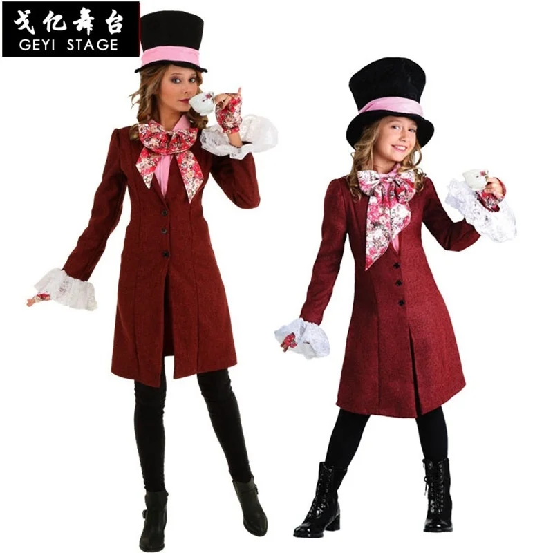 Halloween Alice in Wonderland Costumes Women Magician Cosplay Girls Princess Quess Magic Cosplay Female Coat High hat
Halloween Alice in Wonderland Costumes Women Magician Cosplay Girls Princess Quess Magic Cosplay Female Coat High hat