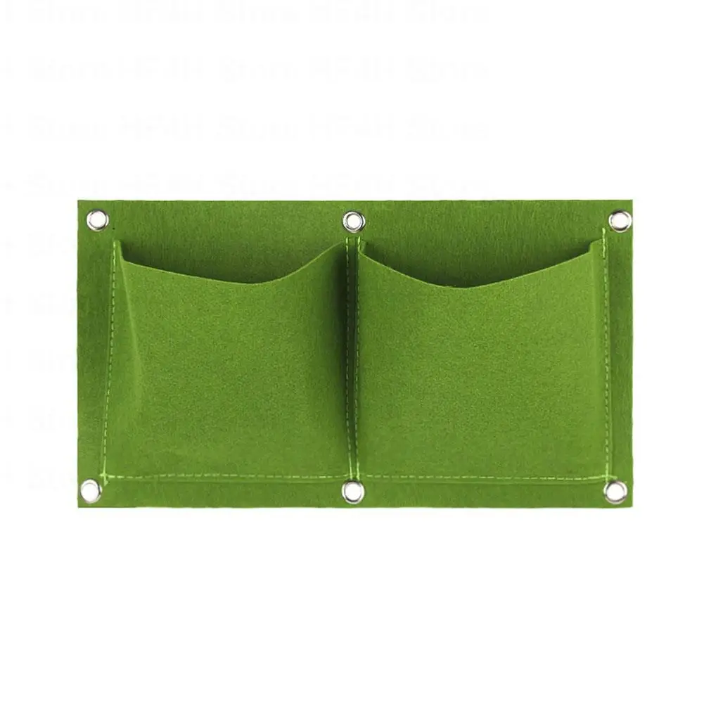 2 Pockets Wall Hanging Plant Grow Pot Planting Bags vertical flowerpot Gardening Flowers Planter Green Bags Home Decoration B4
2 Pockets Wall Hanging Plant Grow Pot Planting Bags vertical flowerpot Gardening Flowers Planter Green Bags Home Decoration B4