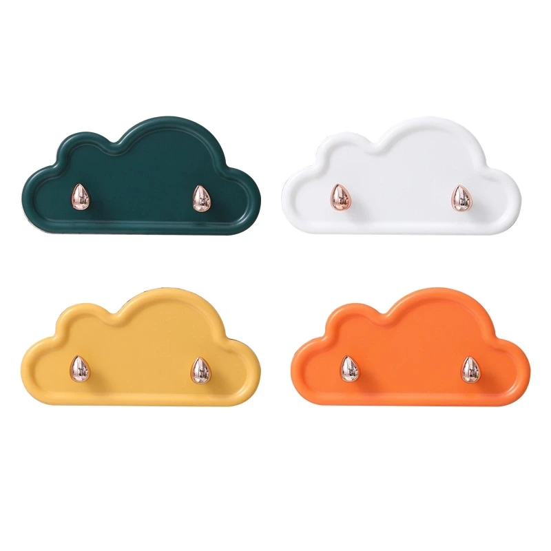 Creative Cloud Shape Double Hooks Wall Mounted Plastic Key Holder Self Adhesive Stickey Coat Towel Hanger Organizer for 2022
Creative Cloud Shape Double Hooks Wall Mounted Plastic Key Holder Self Adhesive Stickey Coat Towel Hanger Organizer for 2022