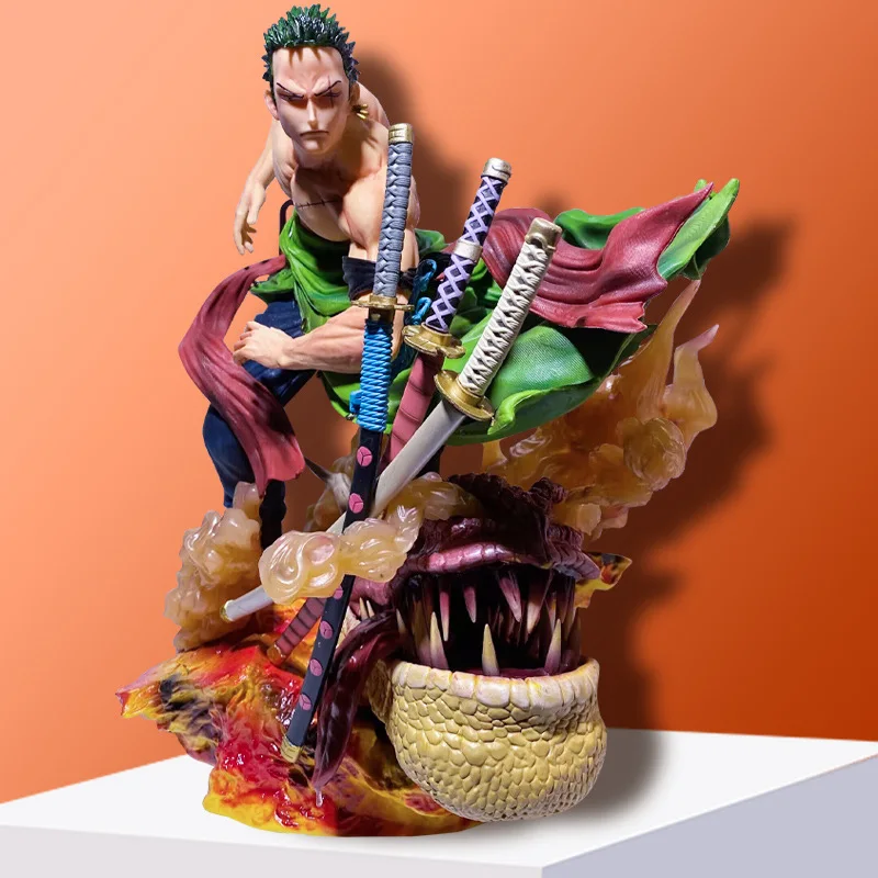One Piece 42,5 cm Аниме фигурки ророноа Зоро GK фигурки 1/4 Большой Лев страна девять ножей потоковая Шура Зоро фигурка Статуэтка из ПВХ Модель
One Piece 42,5 cm Аниме фигурки ророноа Зоро GK фигурки 1/4 Большой Лев страна девять ножей потоковая Шура Зоро фигурка Статуэтка из ПВХ Модель