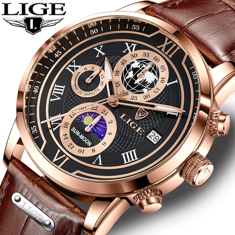 2022 Mens Watches LIGE Top Brand Luxury Business Leather Casual Quartz Watch for Men Sport Waterproof Watches Relogio Masculino
2022 Mens Watches LIGE Top Brand Luxury Business Leather Casual Quartz Watch for Men Sport Waterproof Watches Relogio Masculino