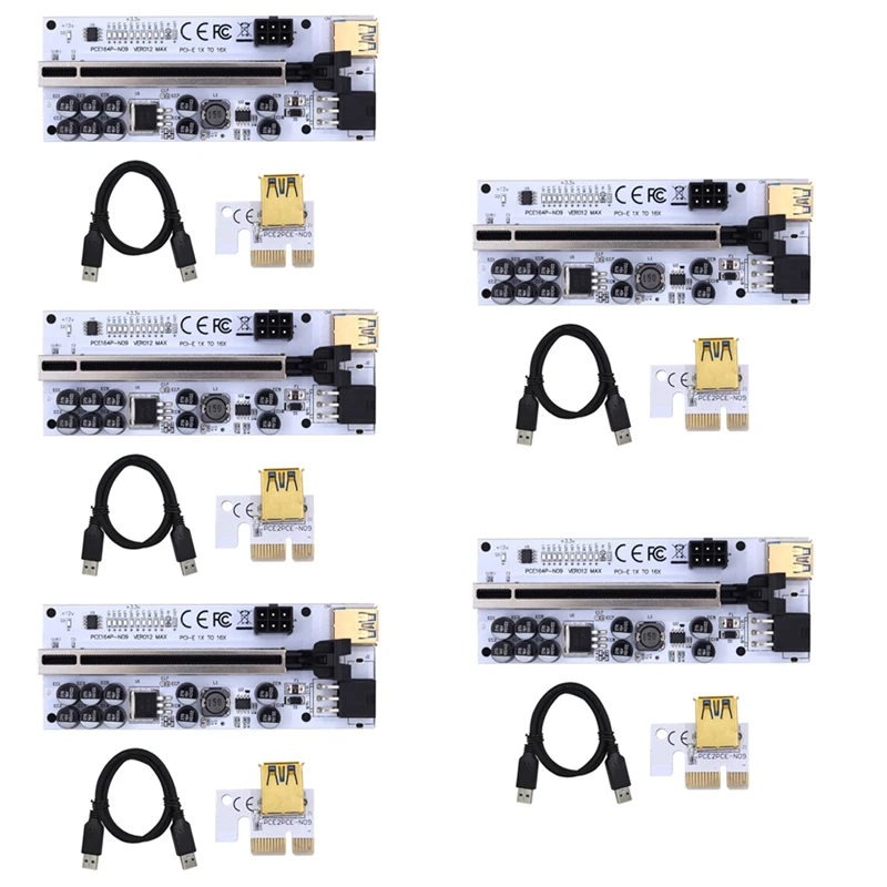 VER012 Riser USB 3.0 PCI Express VER012MAX Riser Cable Riser for Video Card X16 Extender PCI-E Riser Card for Mining
VER012 Riser USB 3.0 PCI Express VER012MAX Riser Cable Riser for Video Card X16 Extender PCI-E Riser Card for Mining