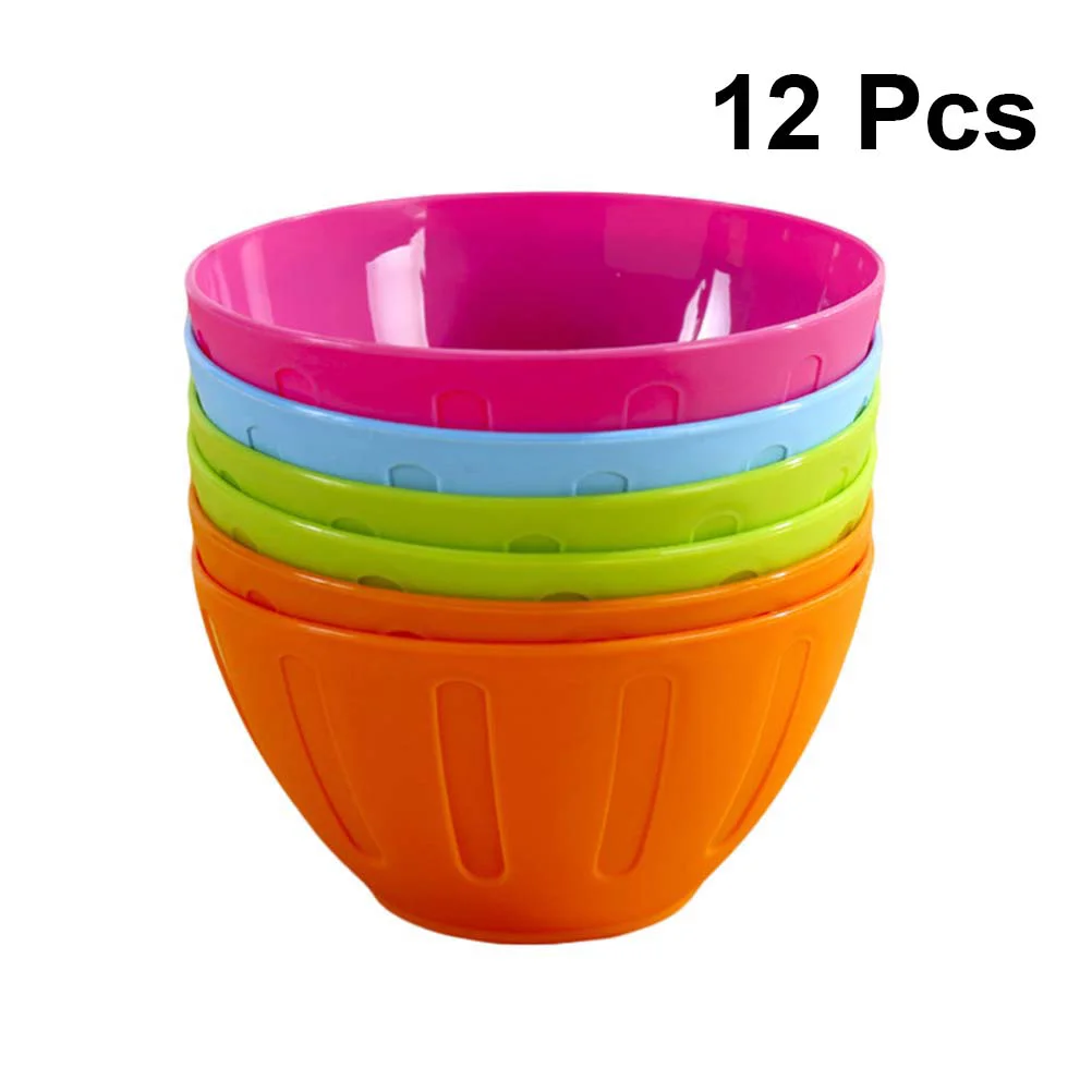 12 Pcs Bowls Colorful Reusable Salad Bowls Facial Seasoning Bowls Home Household Bowls (Random Color)
12 Pcs Bowls Colorful Reusable Salad Bowls Facial Seasoning Bowls Home Household Bowls (Random Color)