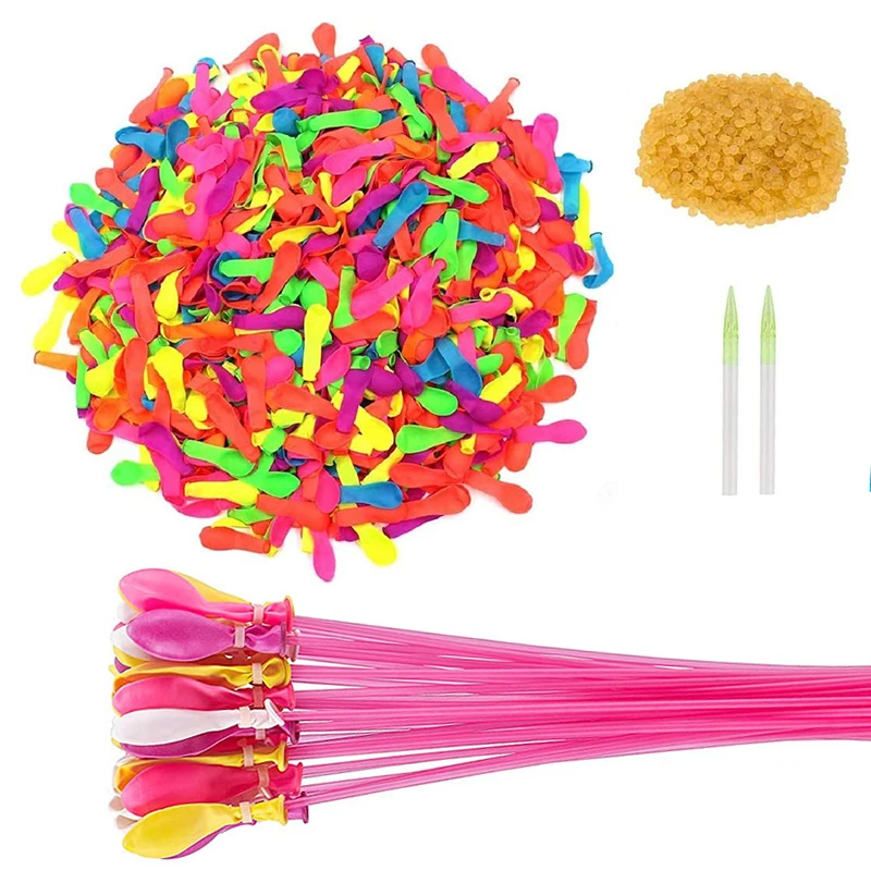 500Pcs Water Balloons with Quick Fill Kits Outdoor Water Toys for Fight Games Pool Party Fun Water Balls for Kids & Adults
500Pcs Water Balloons with Quick Fill Kits Outdoor Water Toys for Fight Games Pool Party Fun Water Balls for Kids & Adults