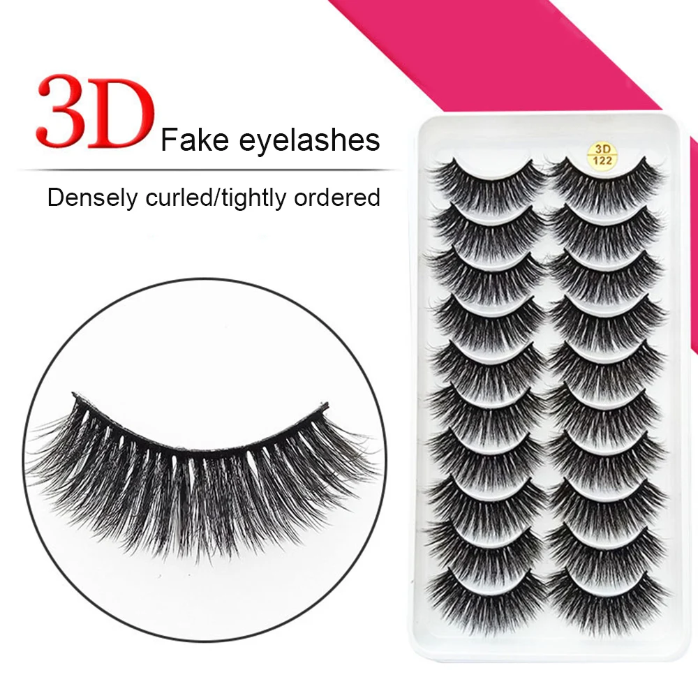 10Pairs 3D False Eyelash Self-adhesive Fake Eyelashes Lasting Lightweight for Daily Life
10Pairs 3D False Eyelash Self-adhesive Fake Eyelashes Lasting Lightweight for Daily Life