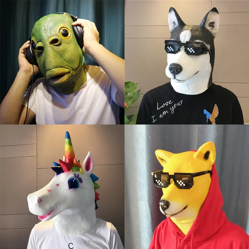 Cute Cartoon Full Face Live Pk Punishment Funny Props Fish Head Mask Fish Head Cover Party Hood Wearing Makeup Masquerade Mask
Cute Cartoon Full Face Live Pk Punishment Funny Props Fish Head Mask Fish Head Cover Party Hood Wearing Makeup Masquerade Mask
