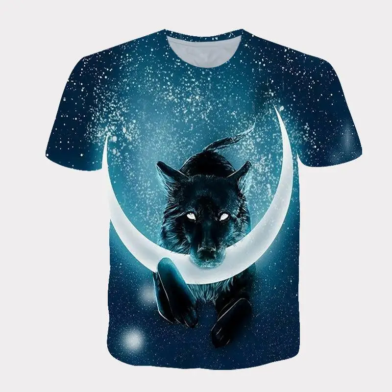 New 3D Wolf T-shirt For Men Cute Cool Animals Printed Tshirts Oversize Casual Short-sleeved Tees Summer Trendy Lady Kid Top
New 3D Wolf T-shirt For Men Cute Cool Animals Printed Tshirts Oversize Casual Short-sleeved Tees Summer Trendy Lady Kid Top