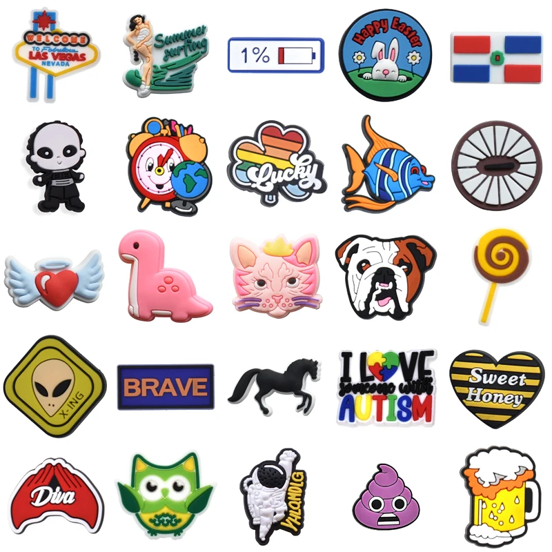 Shoes Accessories Gifts Wholesale Bulk Packs Shoe Charms Women Charm Boy Men Decorations for Crocs Girl Kids Set Jeans Para Pins
Shoes Accessories Gifts Wholesale Bulk Packs Shoe Charms Women Charm Boy Men Decorations for Crocs Girl Kids Set Jeans Para Pins