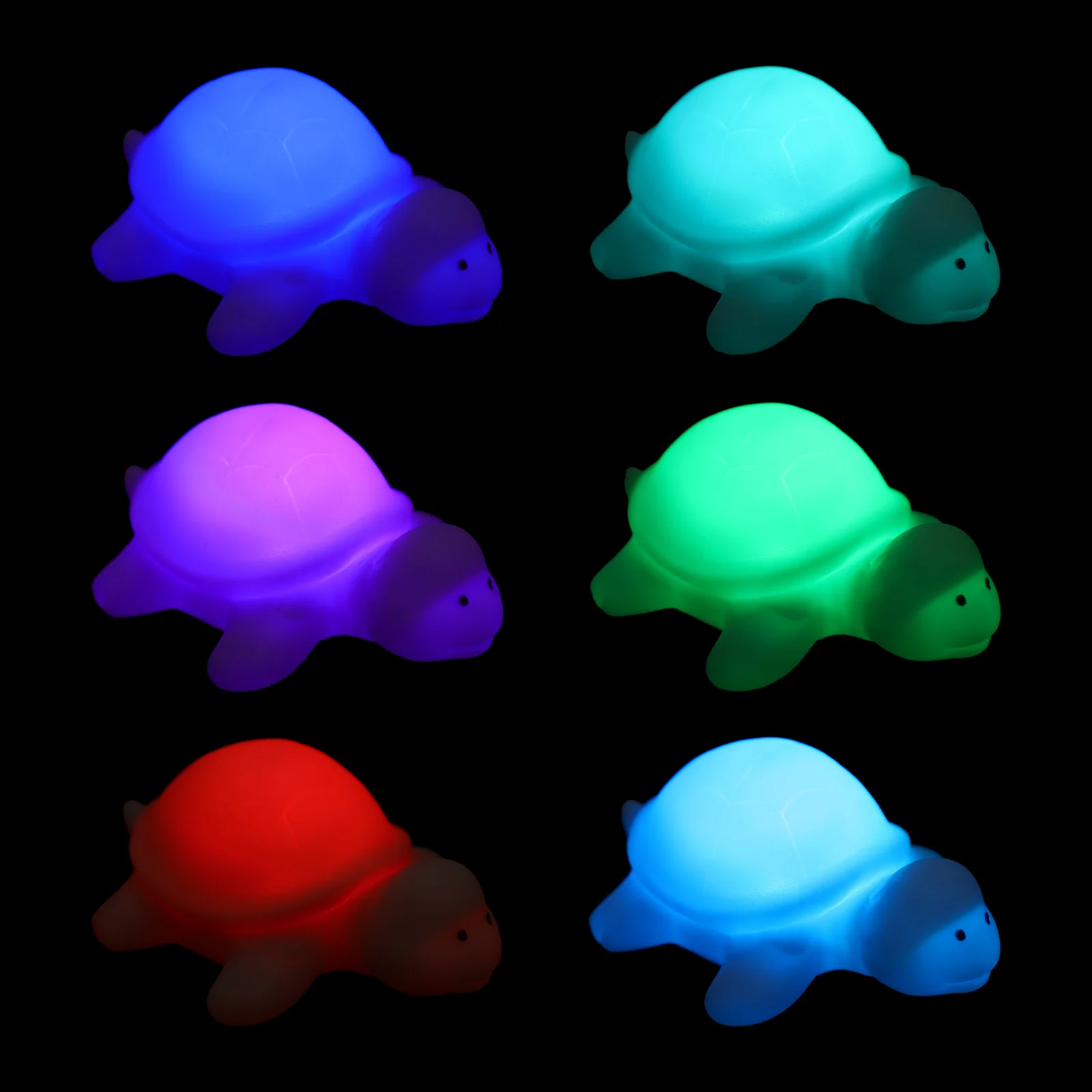 6pcs LED Glowing Turtle Toys LED Light Turtle 7 Colors Changing Home Decor Party Supplies
6pcs LED Glowing Turtle Toys LED Light Turtle 7 Colors Changing Home Decor Party Supplies