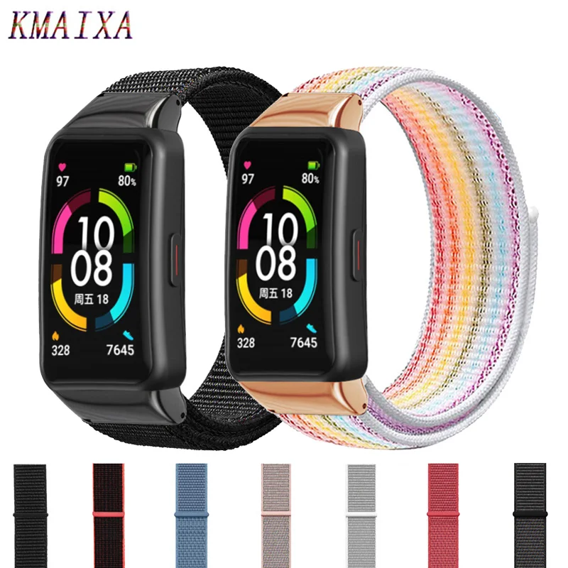 Ремешок нейлоновый для смарт-часов Huawei Band 6/6 Pro, сменный Воздухопроницаемый спортивный браслет для Honor Band 6
Ремешок нейлоновый для смарт-часов Huawei Band 6/6 Pro, сменный Воздухопроницаемый спортивный браслет для Honor Band 6