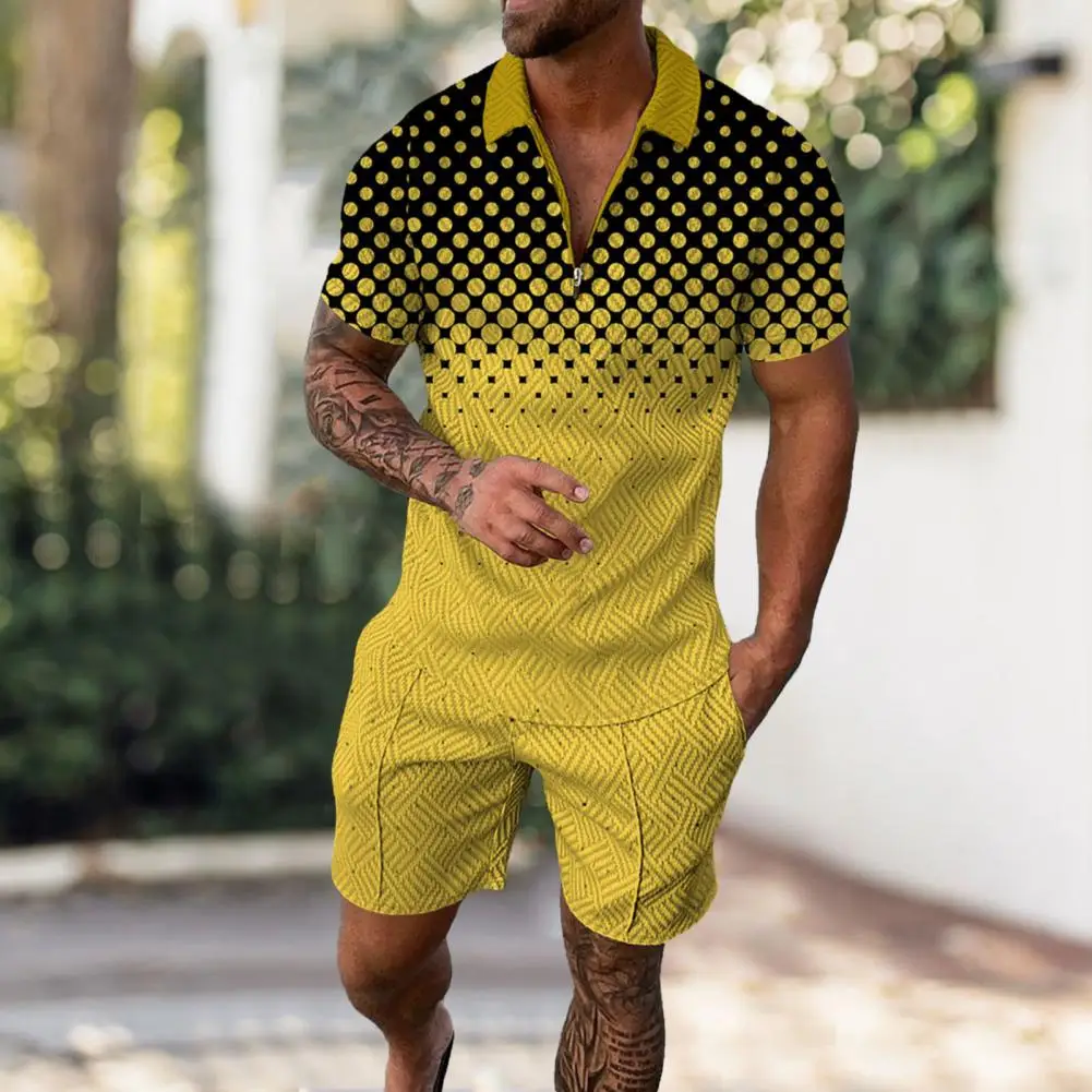 1 Set Digital Print Pockets Men Top Shorts Summer Turndown Collar Printed Sportswear Elastic Waist Short Sleeve Men Outfit
1 Set Digital Print Pockets Men Top Shorts Summer Turndown Collar Printed Sportswear Elastic Waist Short Sleeve Men Outfit
