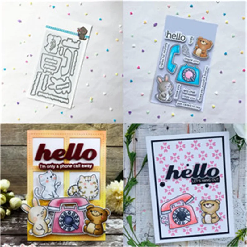 Hello Metal Cutting Dies And Rubber Stamps For Layering Stencil Scrapbooking Paper Album Embossing Diary DIY 2023 New Arrival
Hello Metal Cutting Dies And Rubber Stamps For Layering Stencil Scrapbooking Paper Album Embossing Diary DIY 2023 New Arrival