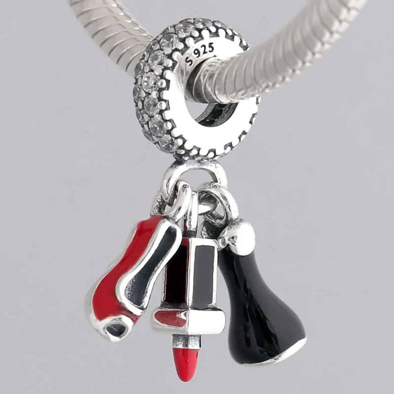 Original Lipstick Dress Stiletto With Enamel Pendant Bead Fit 925 Sterling Silver Bead Charm Europe Bracelet Bangle Diy Jewelry
Original Lipstick Dress Stiletto With Enamel Pendant Bead Fit 925 Sterling Silver Bead Charm Europe Bracelet Bangle Diy Jewelry