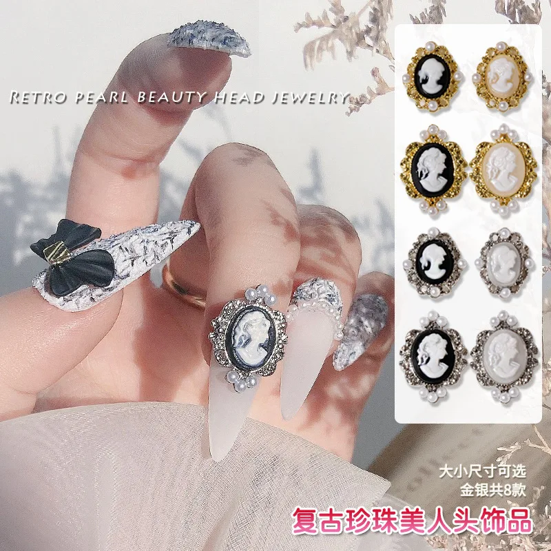 10pcs Baroque Vintage Beauty Head Nail Art Charm Retro 3D Rhinestone Diamond European Girl Head DIY Simple Design Nail Supplies*
10pcs Baroque Vintage Beauty Head Nail Art Charm Retro 3D Rhinestone Diamond European Girl Head DIY Simple Design Nail Supplies*