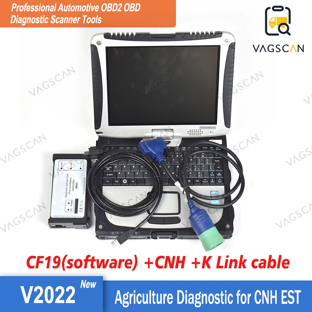9.5 FOR CNH EST DPA5 CF19 CF-19 laptop Diagnostic Kit FOR CASE Engineering Level TRACTOR Truck Diagnostic tool
9.5 FOR CNH EST DPA5 CF19 CF-19 laptop Diagnostic Kit FOR CASE Engineering Level TRACTOR Truck Diagnostic tool