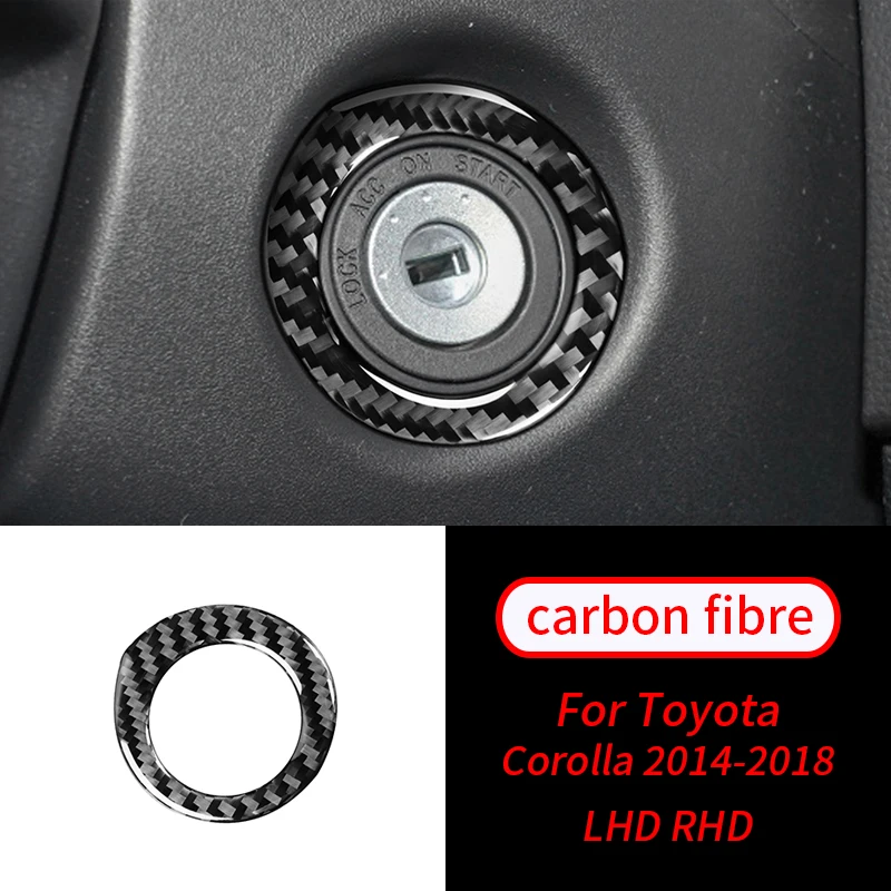 For Toyota Corolla 14-18 Real Carbon Fiber Engine Start Button Sticker Ring Trim Car Interior Accessories Car Interior Supplies
For Toyota Corolla 14-18 Real Carbon Fiber Engine Start Button Sticker Ring Trim Car Interior Accessories Car Interior Supplies