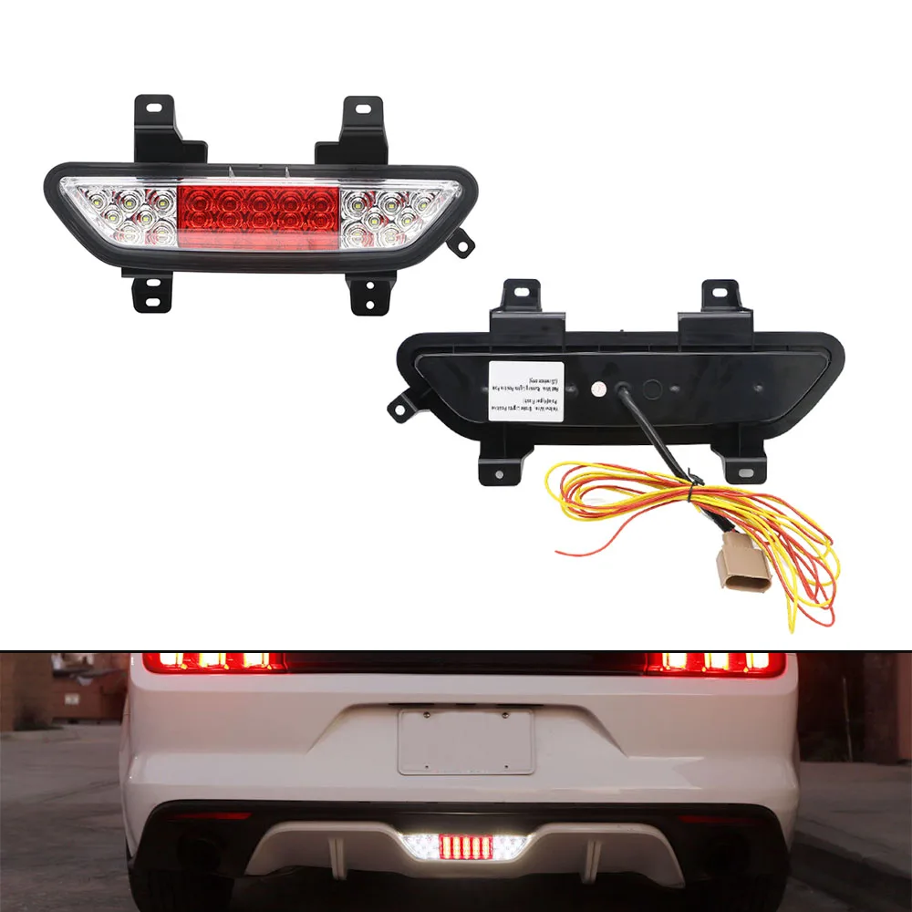 For Ford Mustang (Coupe & Covertible) 2015-2017 1PC LED Brake Light(Red) Rear Fog Lamp(Red) Reverse Light(White)
For Ford Mustang (Coupe & Covertible) 2015-2017 1PC LED Brake Light(Red) Rear Fog Lamp(Red) Reverse Light(White)