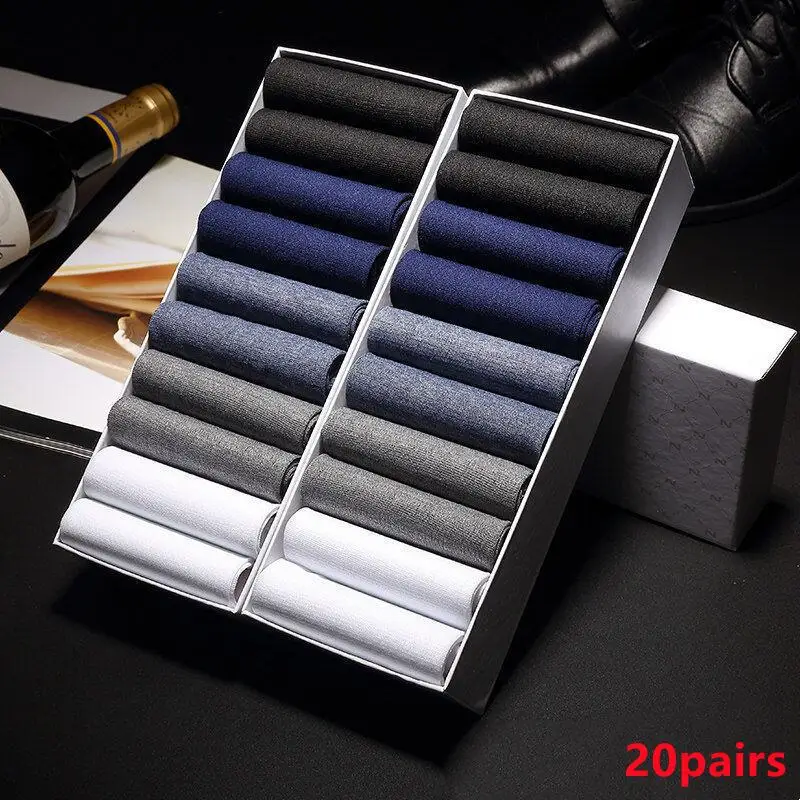 20pairs Men's thin socks men's four seasons autumn and winter deodorant men's stockings in the tube breathable ice stockings
20pairs Men's thin socks men's four seasons autumn and winter deodorant men's stockings in the tube breathable ice stockings