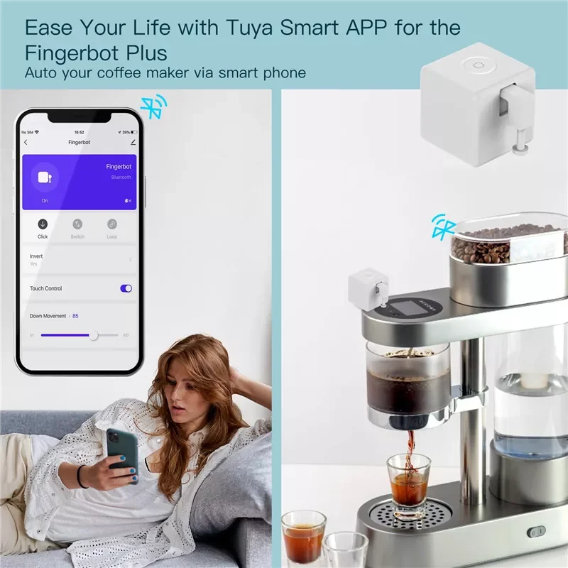 Smart Home Bluetooth Finger Robot Remote Control Fingerbot Button Pusher for Smart Life App Voice Control
Smart Home Bluetooth Finger Robot Remote Control Fingerbot Button Pusher for Smart Life App Voice Control