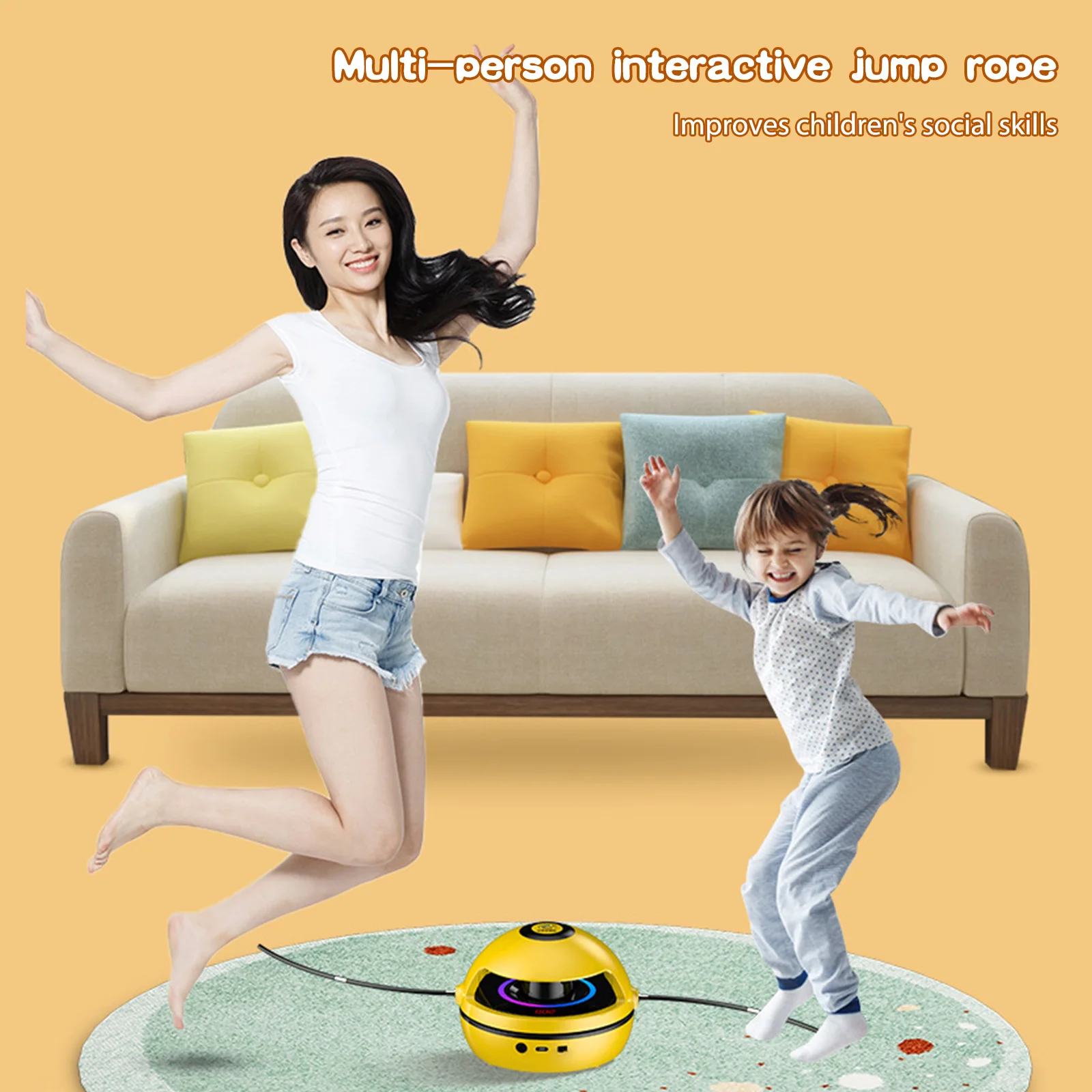Automatic Skipper Unisex Electric Entertaining Skipping Rope Type-C Charging Digital Skipping Counter for Gym Bodybuilding
Automatic Skipper Unisex Electric Entertaining Skipping Rope Type-C Charging Digital Skipping Counter for Gym Bodybuilding