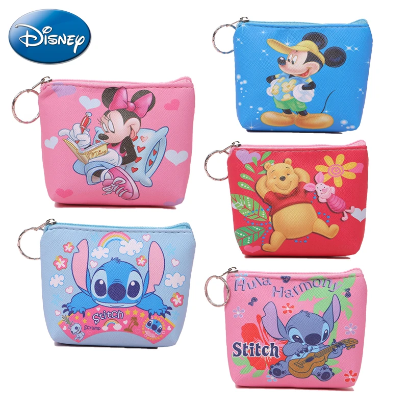 Cartoon Mickey Minnie Coin Purse Cute Stitch Mini Girls Bag Key Case Short Zipper PU Portable Coin Bag Storage Bag Small Wallet
Cartoon Mickey Minnie Coin Purse Cute Stitch Mini Girls Bag Key Case Short Zipper PU Portable Coin Bag Storage Bag Small Wallet
