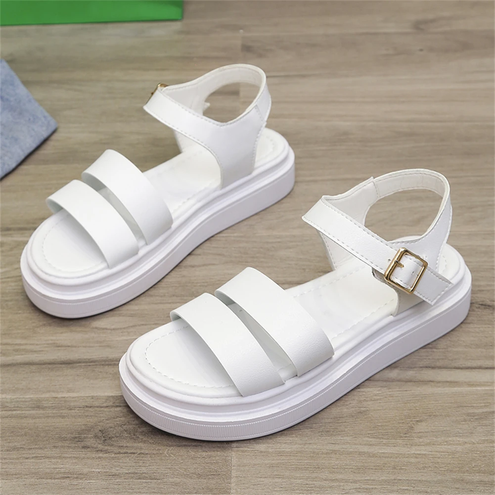 New Fashion Casual Roman Ladies Sandals Thick Sole Lightweight Flat Heel Waterproof Summer Ladies Outdoor Shoes Low Price Sale
New Fashion Casual Roman Ladies Sandals Thick Sole Lightweight Flat Heel Waterproof Summer Ladies Outdoor Shoes Low Price Sale