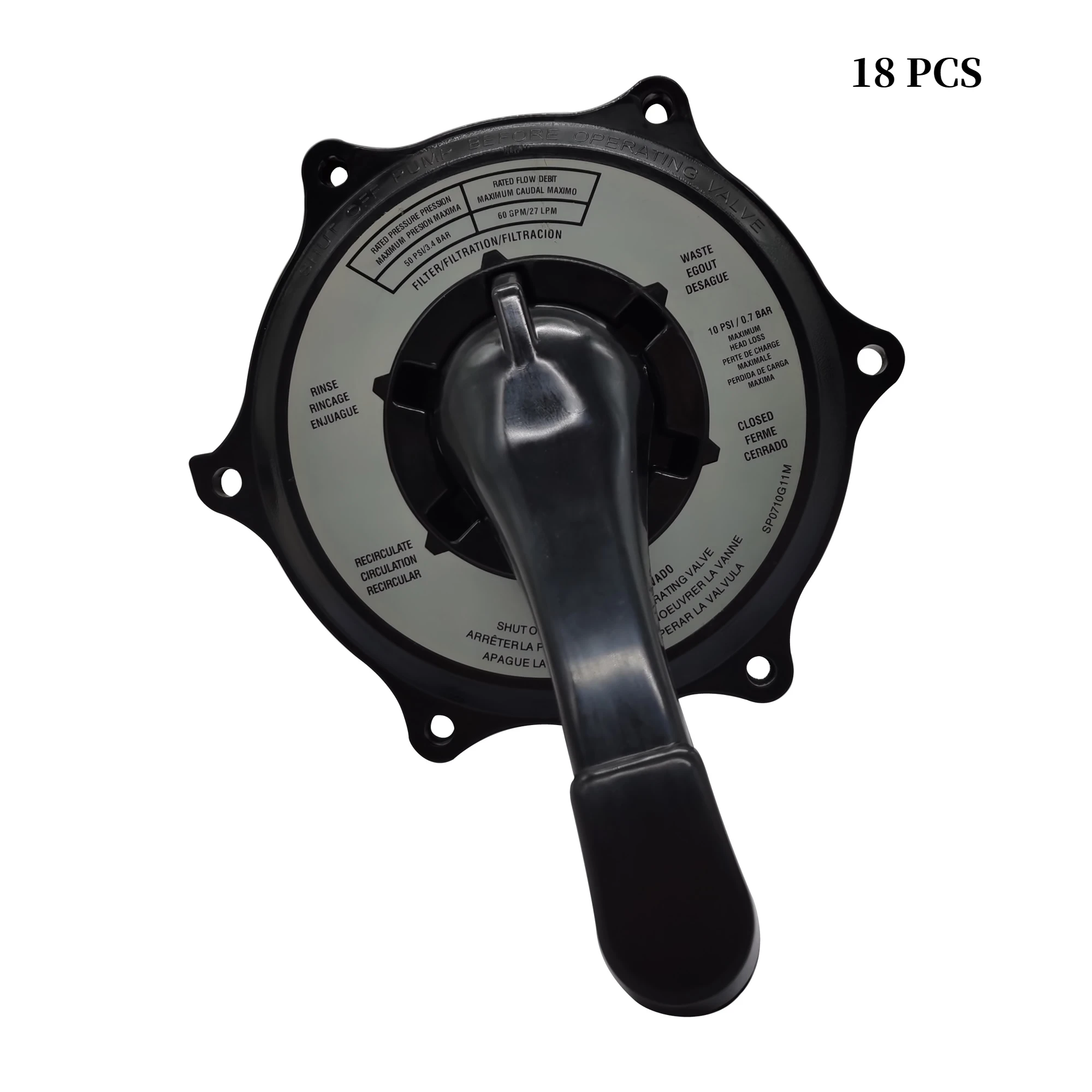 18 PCS Key Cover and Handle Assembly Replacement for Hayward Multiport Valves SPX0710X32 SP0710X32 SP0710X62 SP07122 SP07121
18 PCS Key Cover and Handle Assembly Replacement for Hayward Multiport Valves SPX0710X32 SP0710X32 SP0710X62 SP07122 SP07121