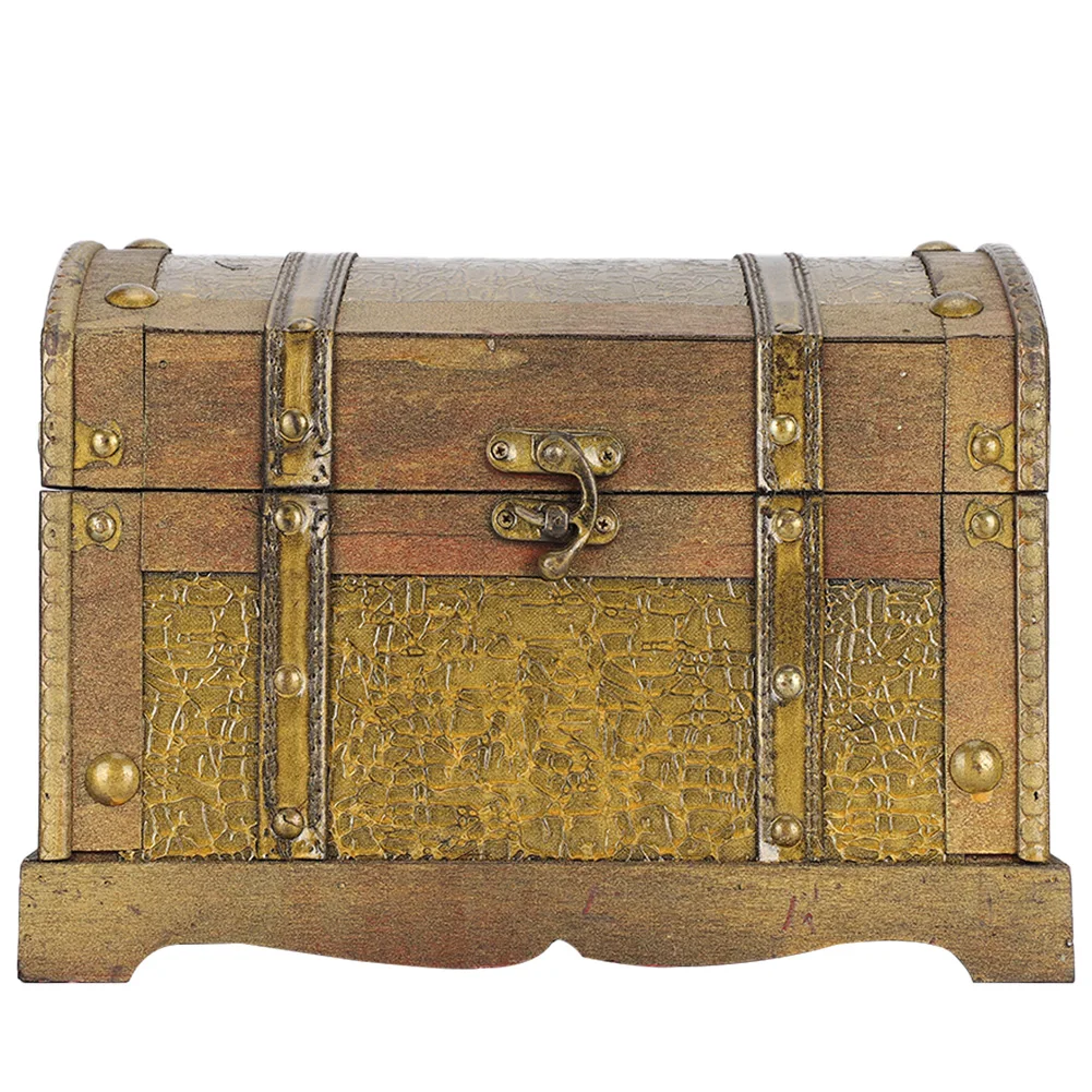 Wooden Treasure Chest Retro Gold Antique Professional Shooting Props Storage Box Gift Decor wooden
Wooden Treasure Chest Retro Gold Antique Professional Shooting Props Storage Box Gift Decor wooden