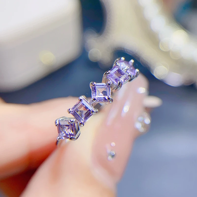 Simple and exquisite 925 Silver Amethyst Ring, special price to attract attention
Simple and exquisite 925 Silver Amethyst Ring, special price to attract attention