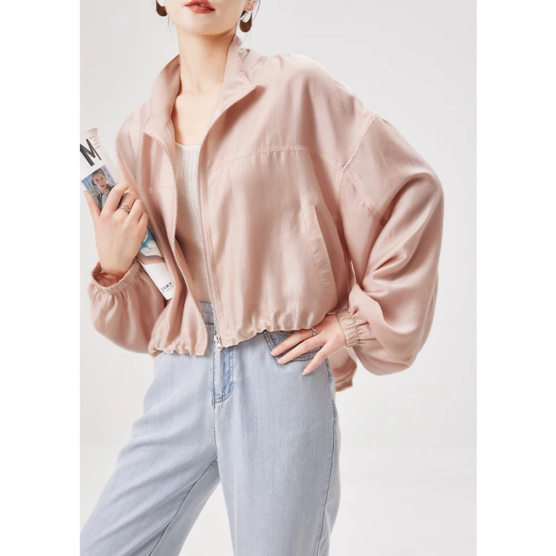 SHUCHAN Design High Quality Thin Summer Jackets for Women Asymmetric Length Korean Coats Women Long Sleeve
SHUCHAN Design High Quality Thin Summer Jackets for Women Asymmetric Length Korean Coats Women Long Sleeve
