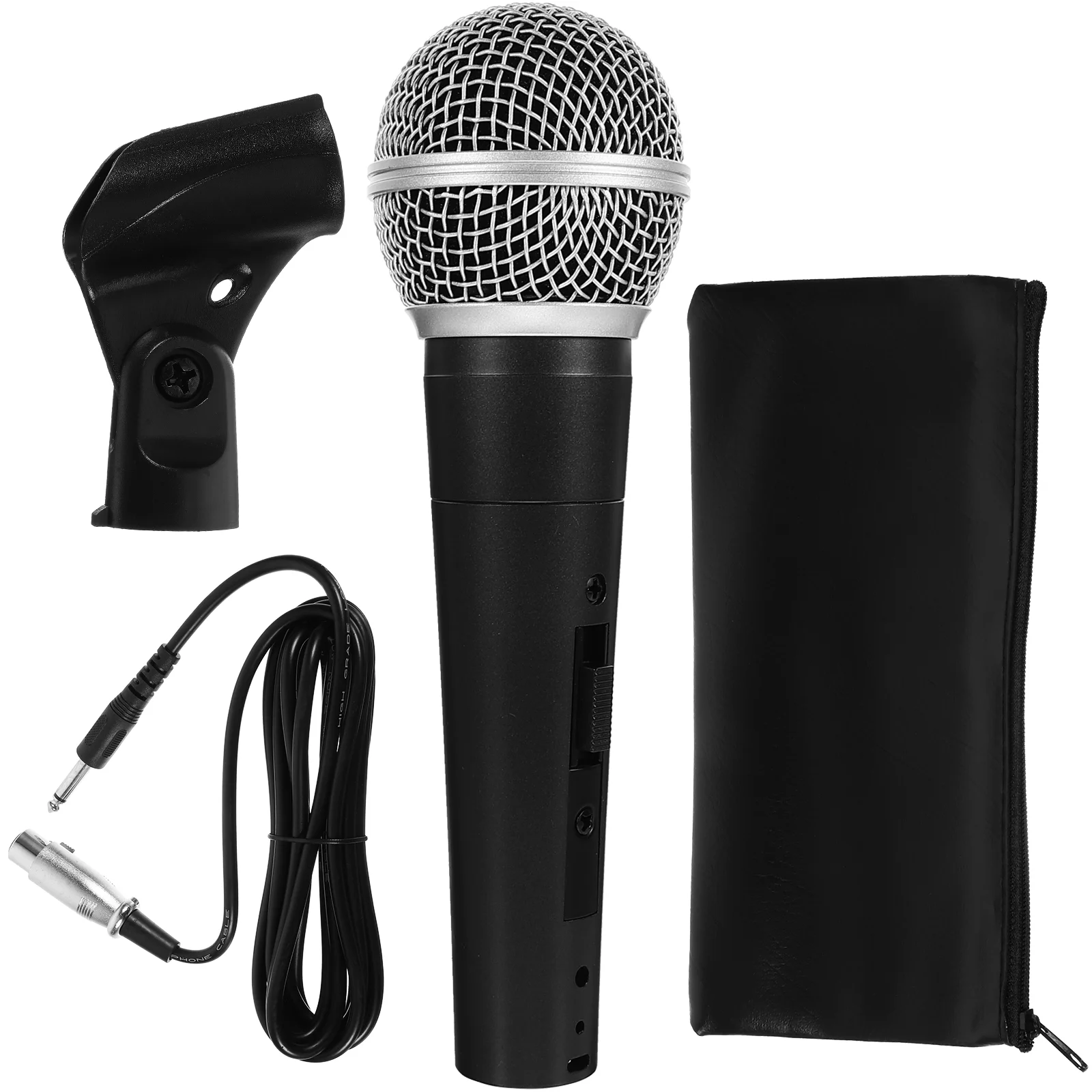 Dynamic Vocal Microphone Spherical Mesh Grille Microphone Singing Microphone with Cable
Dynamic Vocal Microphone Spherical Mesh Grille Microphone Singing Microphone with Cable
