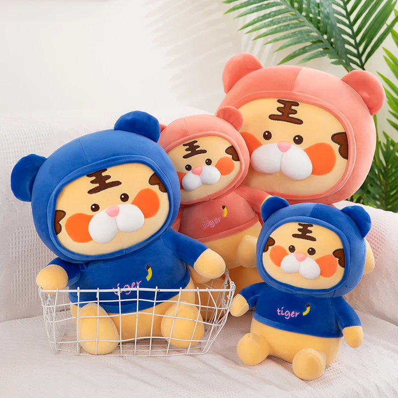 60cm Cute Soft Hoodie Tiger Plush Toys Office Nap Stuffed Animal Pillow Home Comfort Cushion Christmas Gift Doll for Kids Girl
60cm Cute Soft Hoodie Tiger Plush Toys Office Nap Stuffed Animal Pillow Home Comfort Cushion Christmas Gift Doll for Kids Girl