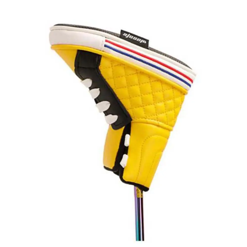 Shoe Style golf blade putter head cover PU golf club head cover unisex Golf Headcover
Shoe Style golf blade putter head cover PU golf club head cover unisex Golf Headcover