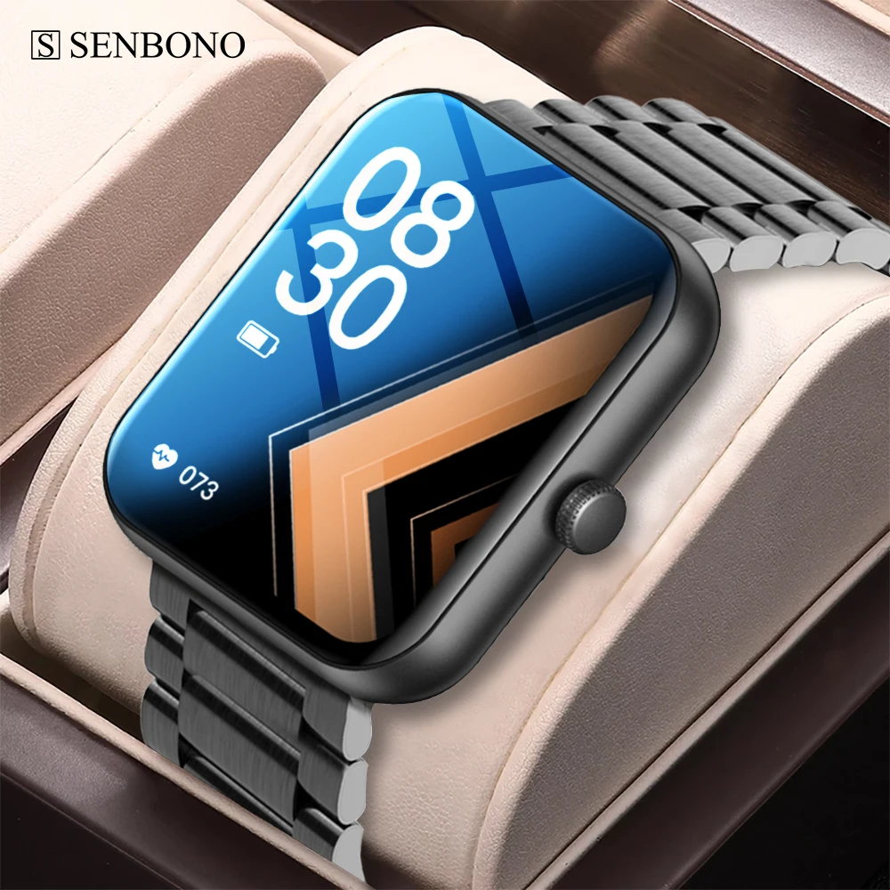 SENBONO 2022 New Men Sport Smart Watch DIY Dial 3ATM IP68 Waterproof Blood Pressure Monitor Women Smartwatch For Android IOS
SENBONO 2022 New Men Sport Smart Watch DIY Dial 3ATM IP68 Waterproof Blood Pressure Monitor Women Smartwatch For Android IOS