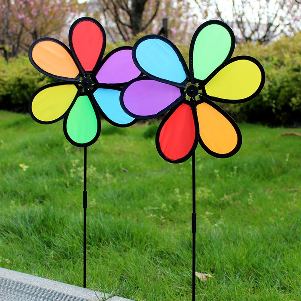 1PC Colorful Flower Windmill Spinner Wind Bird Repellent Home Garden Decorative Yard Patio Outdoor Ornaments
1PC Colorful Flower Windmill Spinner Wind Bird Repellent Home Garden Decorative Yard Patio Outdoor Ornaments