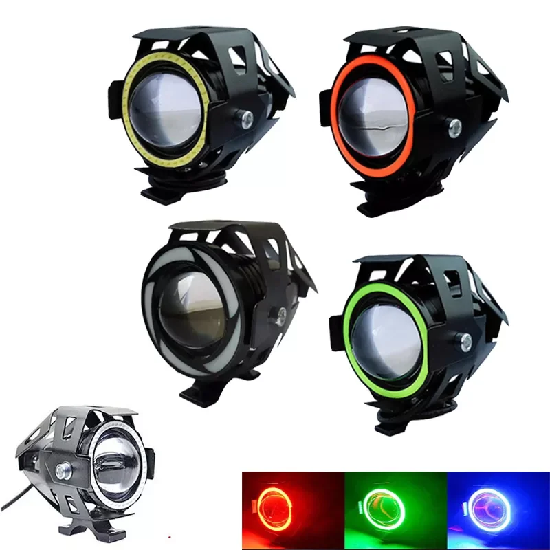 Motorcycle Headlight U7 LED Moto Driving Car Fog Spot Head Light Lamp Angel Eye Motor Bike Spotlight Motorcycle Accessories
Motorcycle Headlight U7 LED Moto Driving Car Fog Spot Head Light Lamp Angel Eye Motor Bike Spotlight Motorcycle Accessories