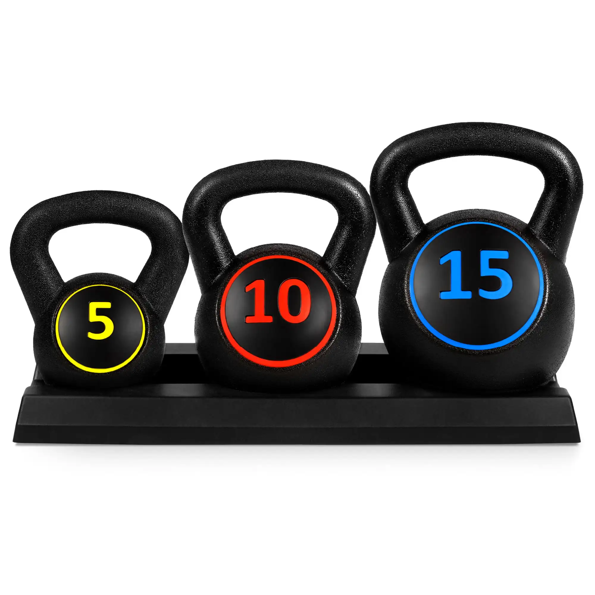 Лучший выбор продуктов, Набор из 3-х частей Kettlebell со стеллажом для хранения, бетонные весы для фитнеса 5 фунтов, 10 фунтов, 15 фунтов
Лучший выбор продуктов, Набор из 3-х частей Kettlebell со стеллажом для хранения, бетонные весы для фитнеса 5 фунтов, 10 фунтов, 15 фунтов